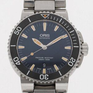 WATCH ORIS 7653 Aquis black SS AT